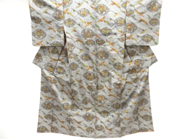 Japanese Kimono / Tsumugi Omeshi Silk